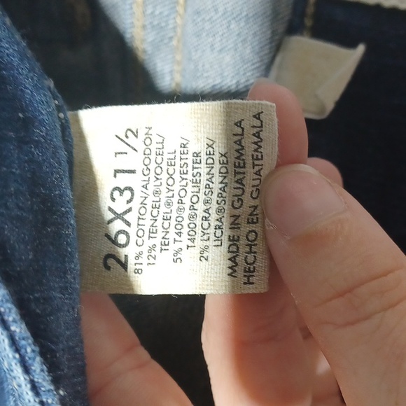 BKE Denim Payton size 26R Blue Denim Pants Straight Leg Jeans - Picture 6 of 12